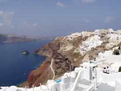 Blick nach Oia